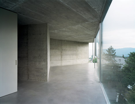 House with one wall in Zurich by Christian Kerez