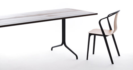 Hybrid Belleville chair by Bouroullec