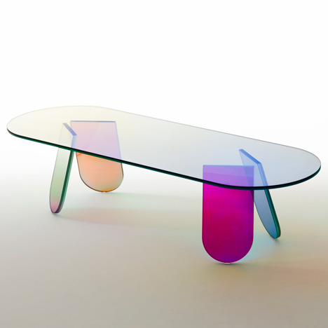 Patricia Urquiola's Shimmer furniture for Glas Italia