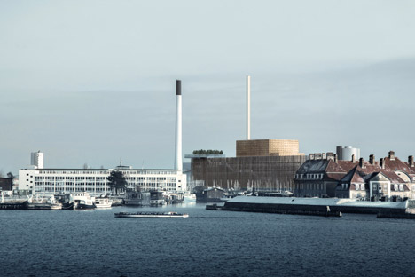Biomass plant in Copenhagen by Gottlieb Paludan