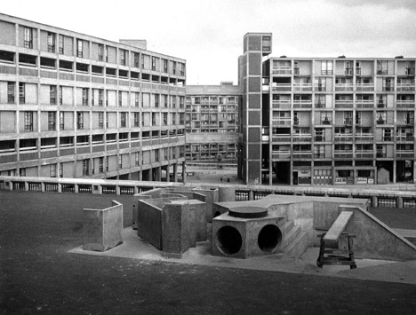 Park Hill Estate, Sheffield, 1962. Image courtesy of RIBA Library Photographs Collection 