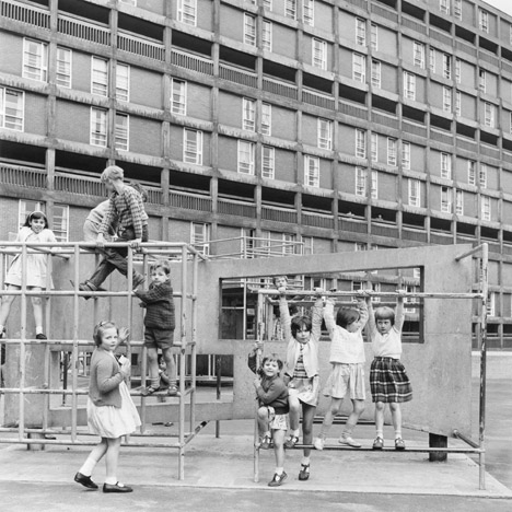 Park Hill Estate, Sheffield, 1963. Image courtesy of RIBA Library Photographs Collection 