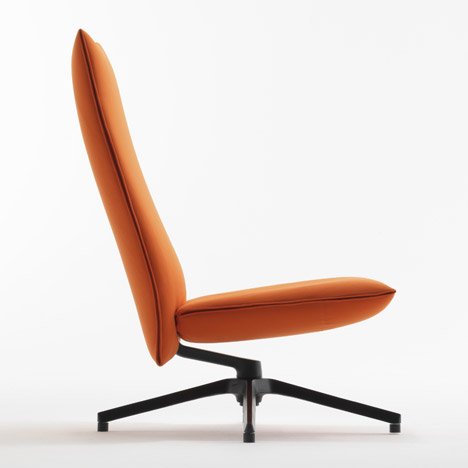 Barber & Osgerby's Pilot chairs for Knoll feature oversized square backs