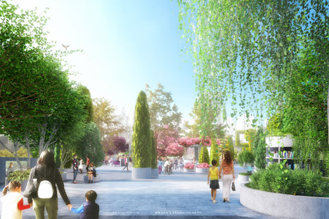 MVRDV and Studio Makkink & Bey to transform Seoul overpass into High Line-inspired park called Seoul Skygarden