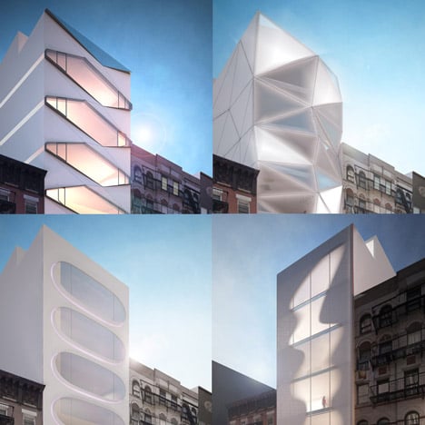 30 Thompson Street facades by Karim Rashid