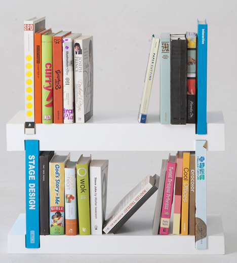 Minimal Bookshelf by Hwee Chong Chan - winner of a Silver A' Design Award