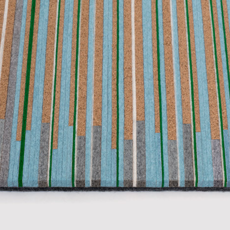 Cork rug by Hella Jongerius 