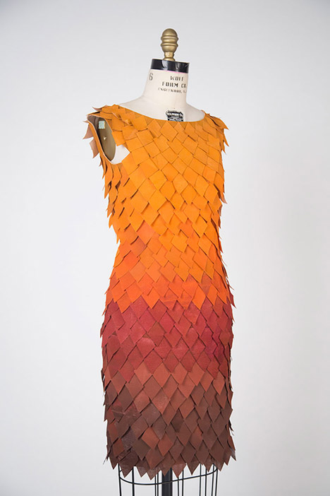 Fall dress by Birce Ozkan