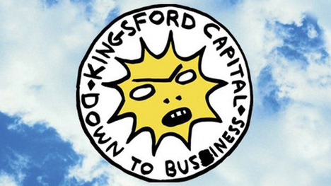 David Shrigley's logo for Partick Thistle sponsor Kingsley Capital