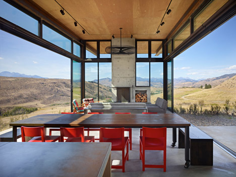 The Studhorse house is located in a remote area in Washington State