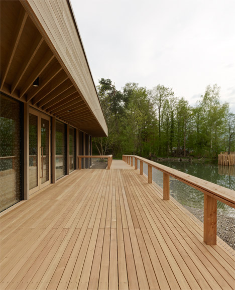 Swiss Ornithological Institute Visitor Centre by MLZD