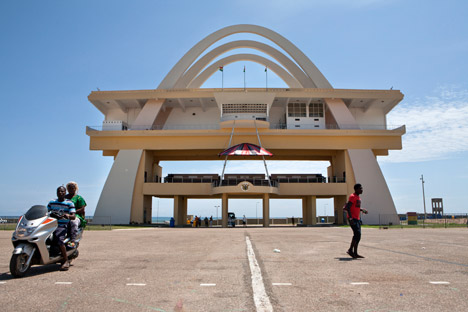 Independence Square, Accra, Ghana, photographed by Alexia Webster, 2014