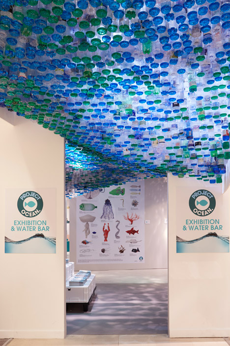 Project Ocean exhibition and Water Bar at Selfridges