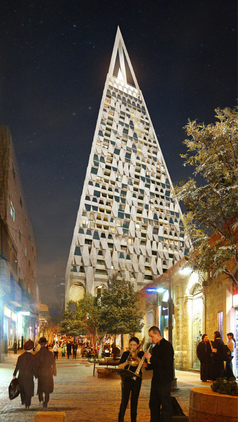 Pyramid Tower by Daniel Libeskind