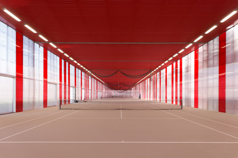 Jules Ladoumègue Sports Centre by Dietmar Feichtinger Architectes