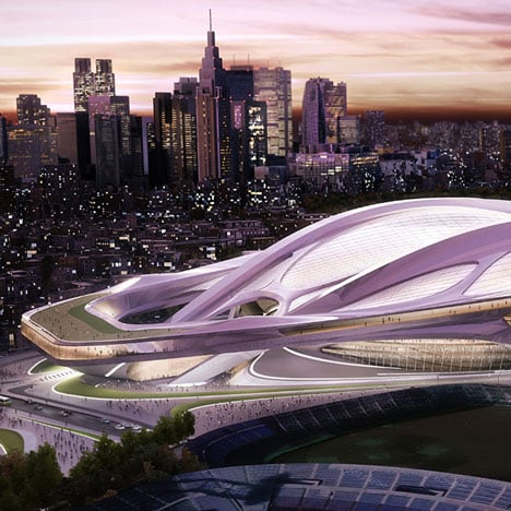 Japan National Stadium for Tokyo 2020 Olympics by Zaha Hadid