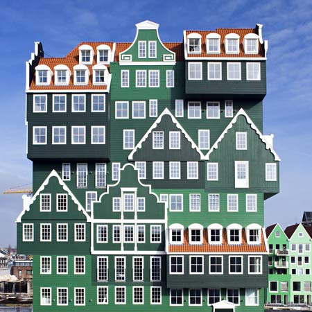 Zaandam hotel by Wilfried van Winden, WAM Architecten – Postmodernism revival