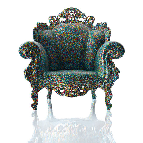 Alessandro Mendini's Proust armchair produced by Magis in plastic