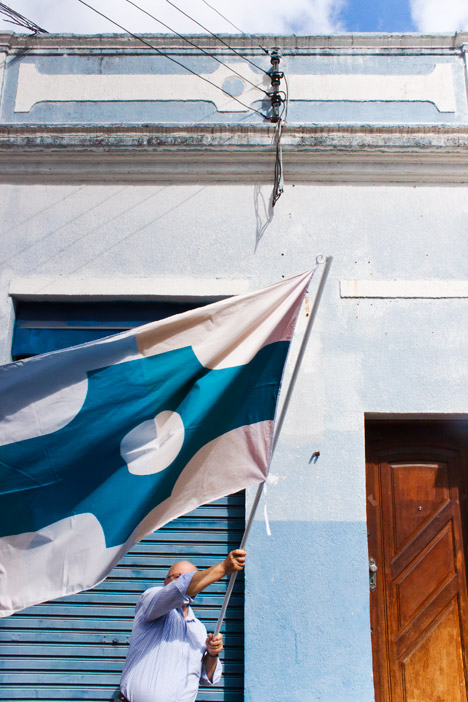 Florianopolis Design Biennale flags by Thonik