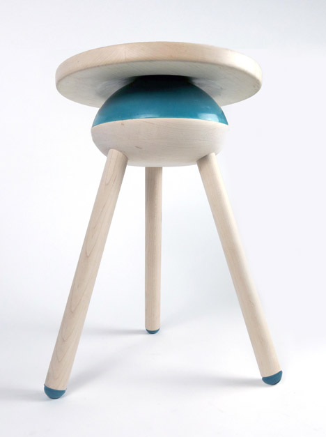 Oblio stool by Meg Czaja
