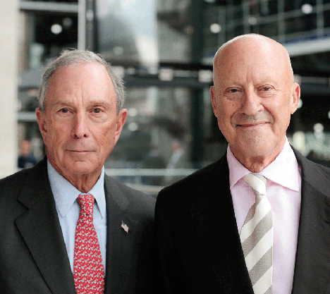 Norman Foster and Mike Bloomberg