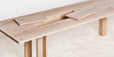 Planks furniture collection by Max Lamb for Benchmark