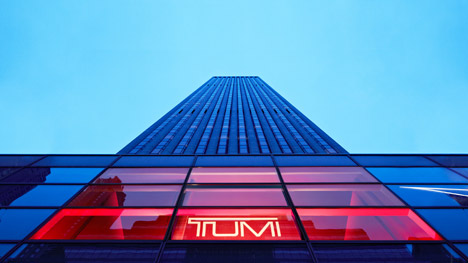 Studio Dror's Tumi store at 610 Madison Avenue, New York