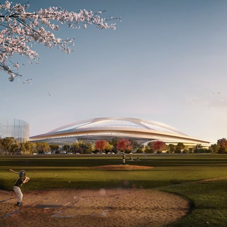 Tokyo 2020 Olympic stadium by Zaha Hadid