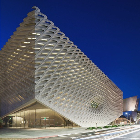 The Broad museum in Los Angeles, designed by Diller, Scofidio + Renfro