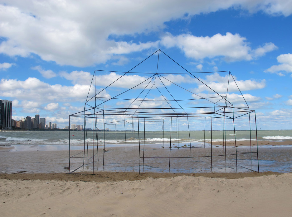 House installation by Sarah FitzSimons Chicago Architecture Biennial 2015