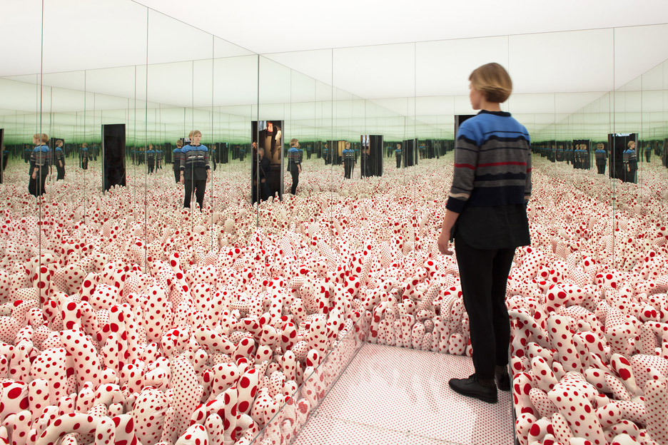 In Infinity installation by Yayoi Kusama for Louisiana MoMa