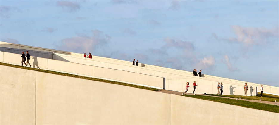 Moesgaard Museum by Henning Larsen. Photography is by Hufton + Crow
