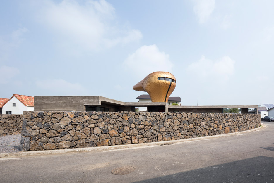 Wind House on Jeju Island by Moon Hoon
