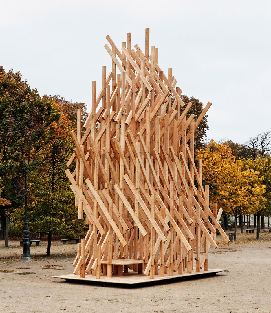 Yure by Kengo Kuma for the Galerie Philippe Gravier