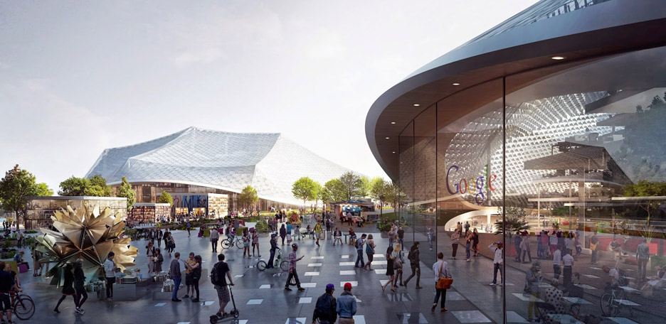 Robots will be used to construct BIG and Heatherwick's Google HQ in Mountain View, California