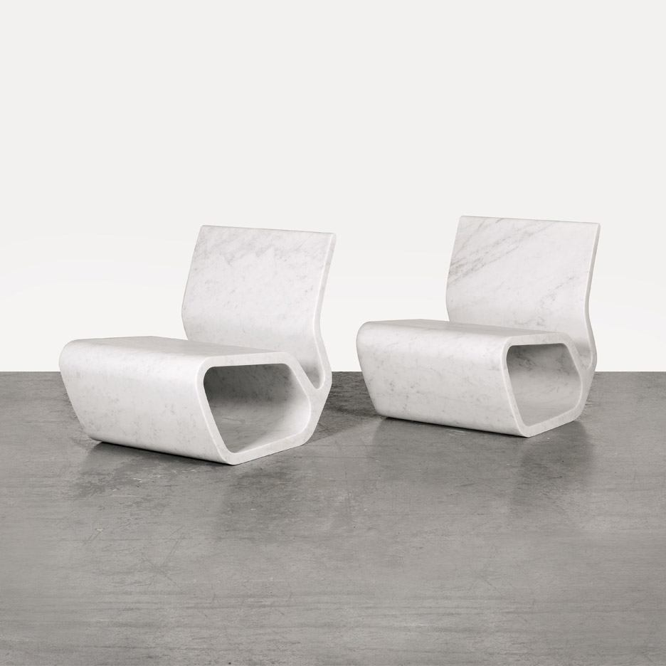 Extruded Chairs by Marc Newson