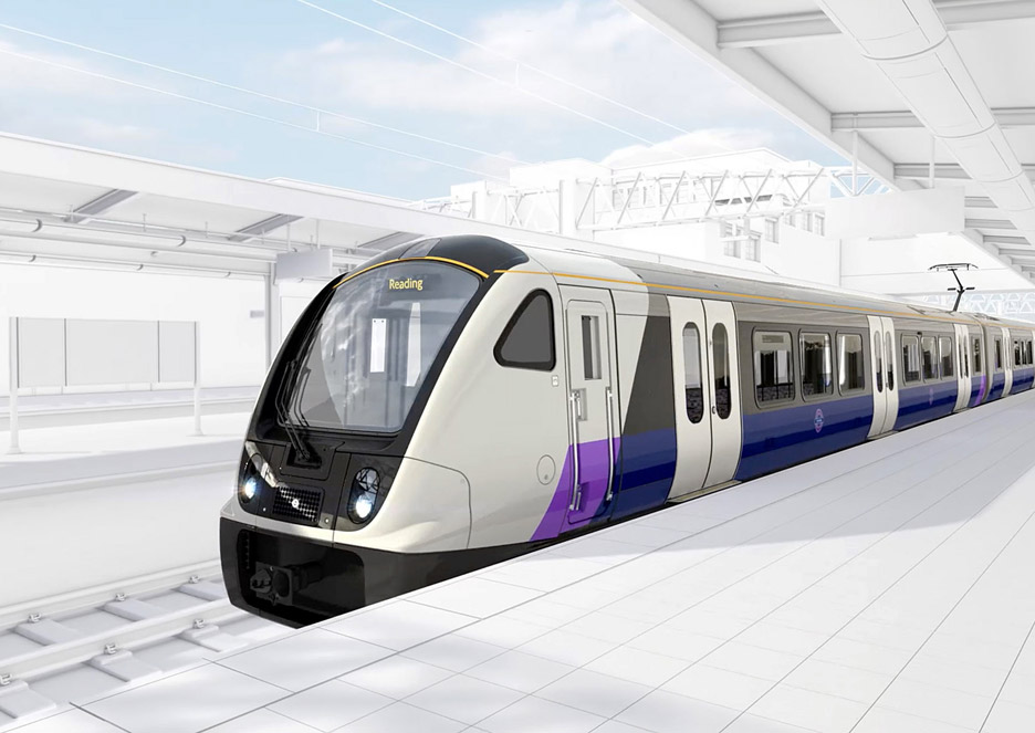 London Crossrail trains by Barber and Osgerby