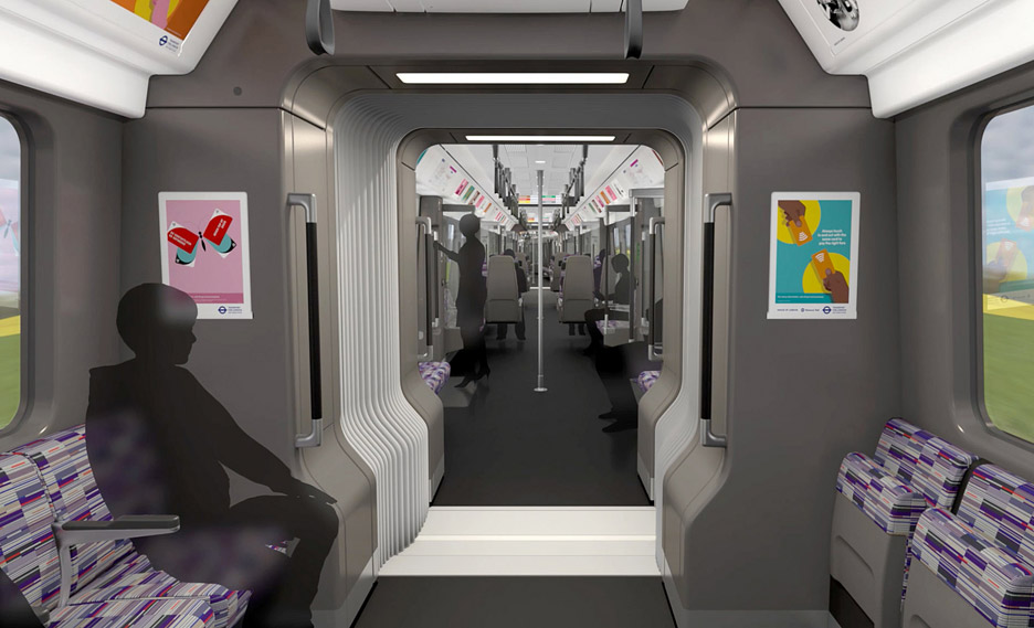 London Crossrail trains by Barber and Osgerby