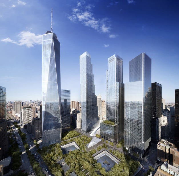 World Trade Center master plan by Daniel Libeskind