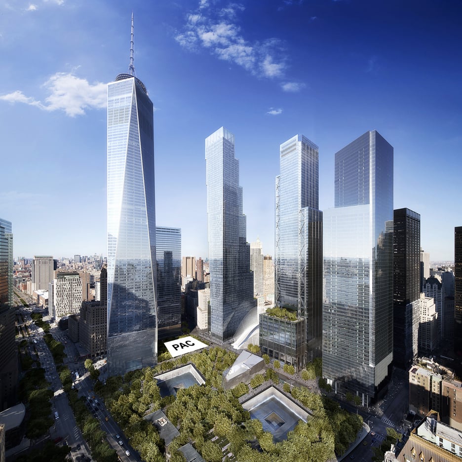 Performing Arts Center of the World Trade Center finalists revealed