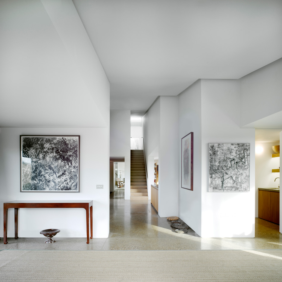 Rooms are loosely divided up inside Flint House by Skene Catling de la Peña
