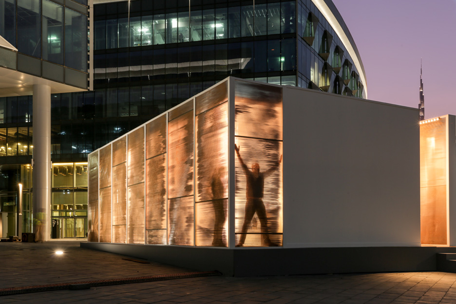 Abwab pavilion at Dubai Design Week 2015 