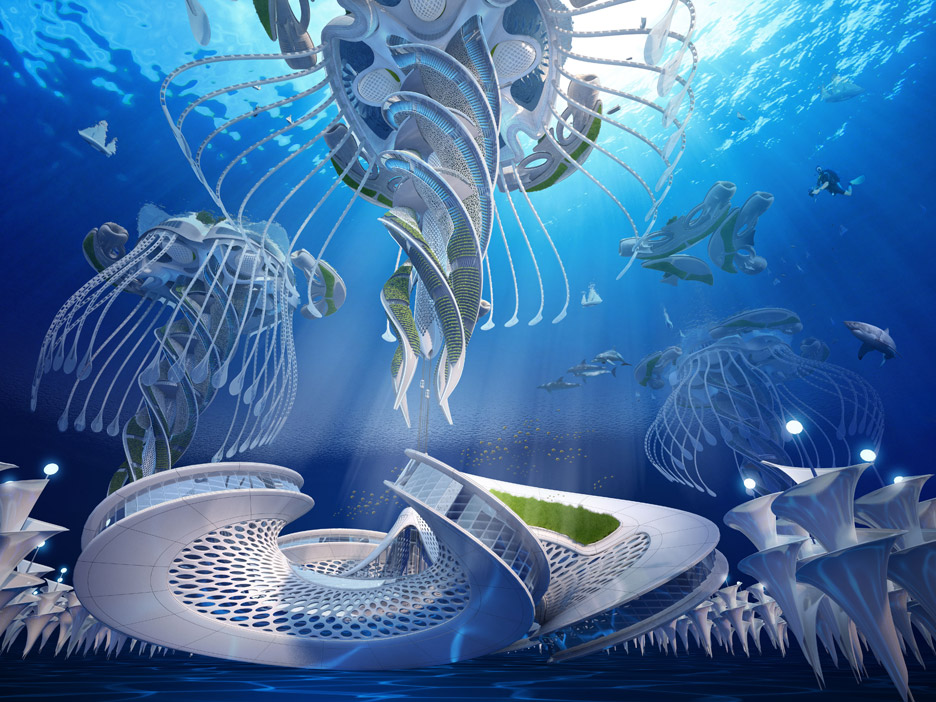 Aequorea Oceanscraper by Vincent Callebaut