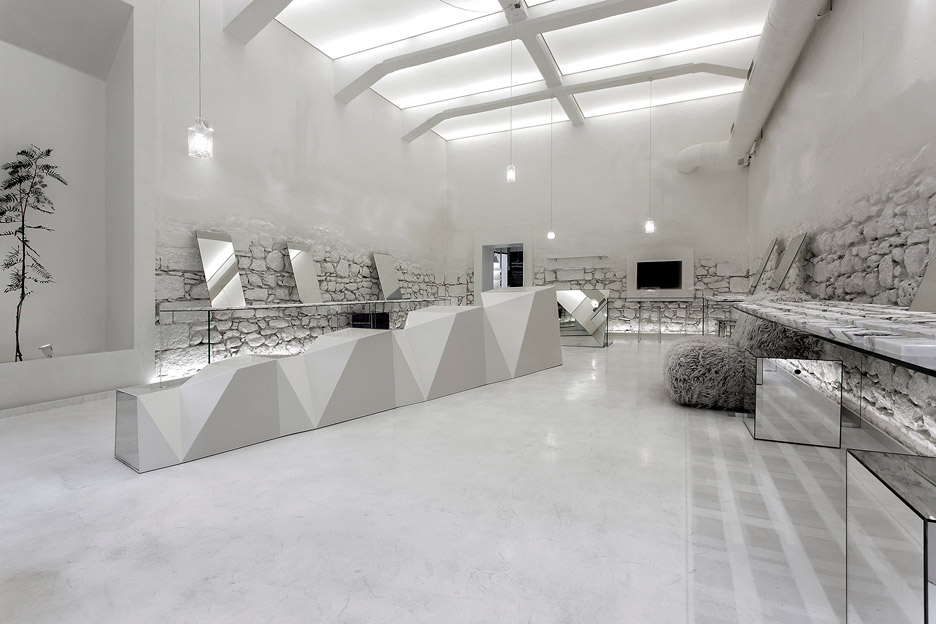 314 Architecture Studio designs Greek optometrist's store to look like a gallery