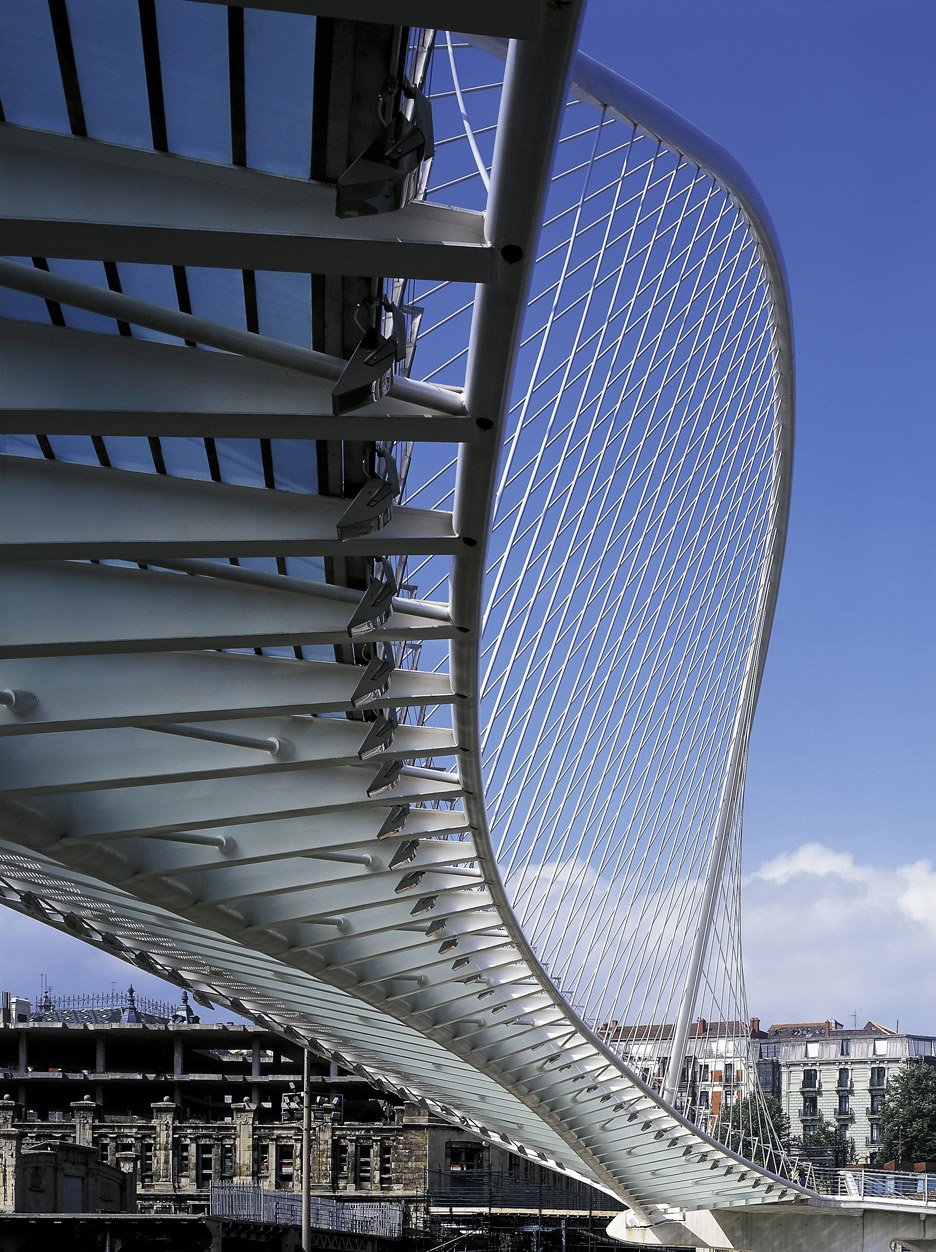 Campo Volantin Footbridge by Santiago Calatrava