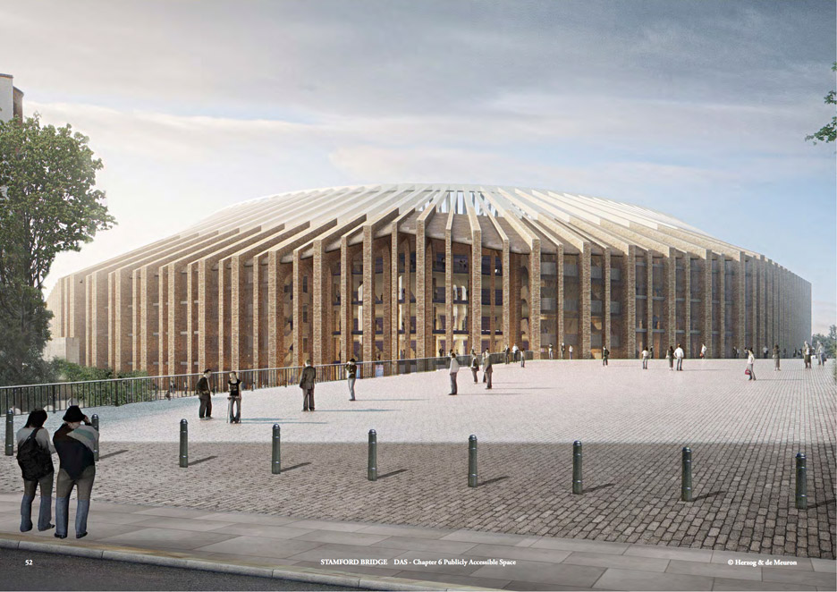 Herzog & de Meuron submits plans for Chelsea football stadium redesign