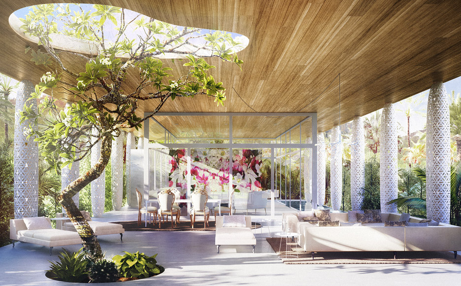 Marcel Wanders' prefabricated pavilion for Revolution Precrafted
