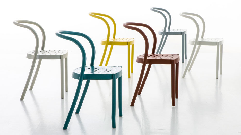 St Mark stacking chair by Martino Gamper for Moroso