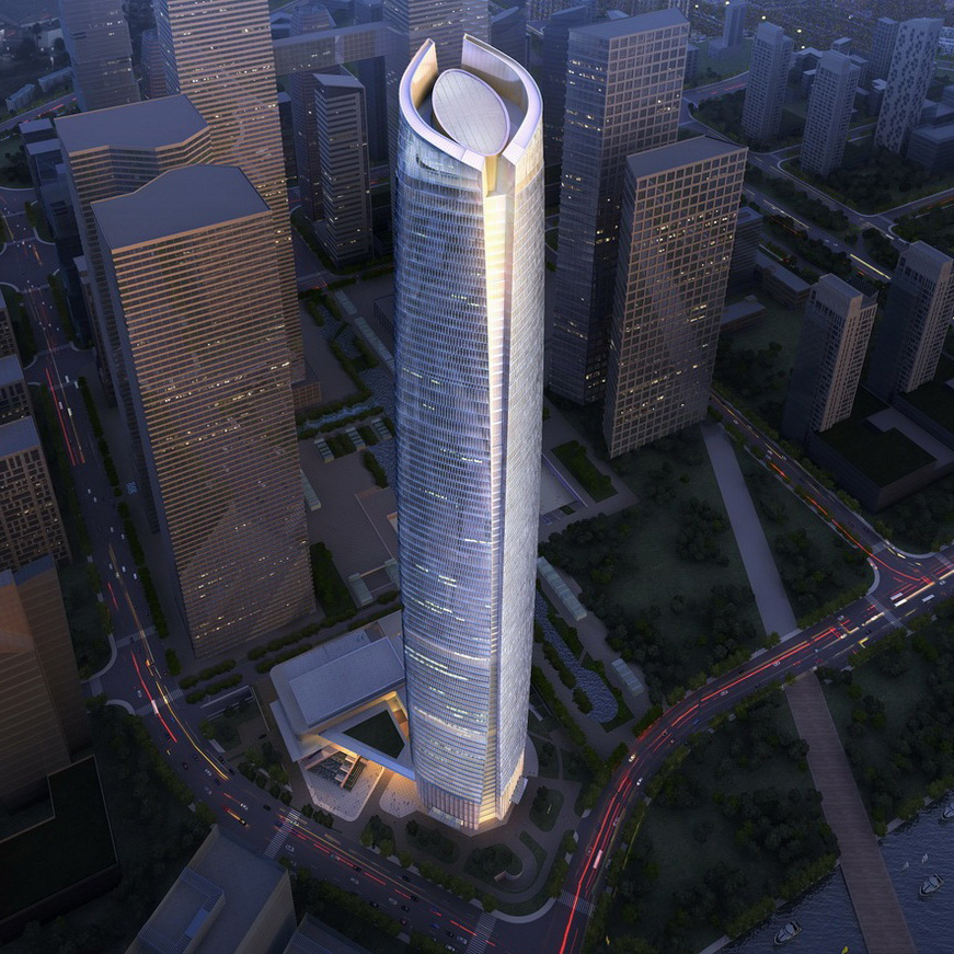 Wuhan Center Tower, China, by ECADI