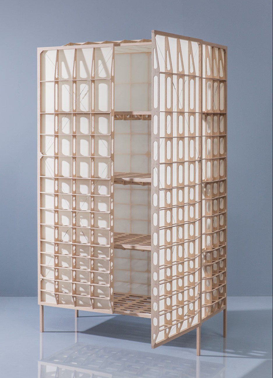 Mieke Meijer's Airframe 01 cabinet is based on early aeroplane design